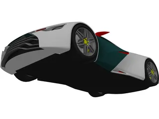 Sport Car Concept 3D Model preview
