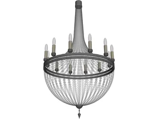 Chandelier 3D Model preview