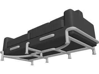 Modern Sofa 3D Model preview