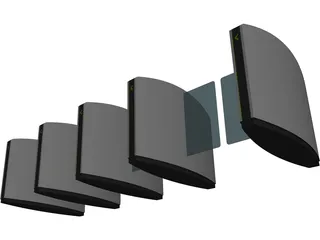 Boon Edam Speedlane 3D Model preview
