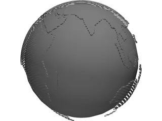 Globe 3D Model preview