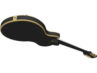 Electric Guitar 3D Model preview
