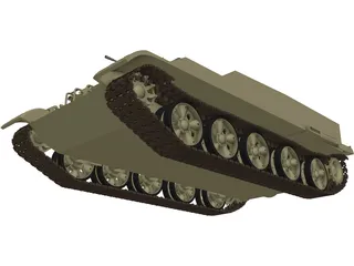 BTR-T 3D Model preview