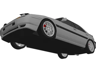 Mazda 323F 3D Model preview
