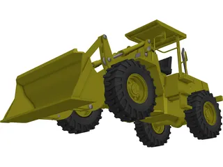 Wheel Loader 3D Model preview