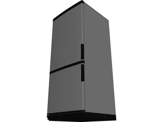 Refrigerator 3D Model preview