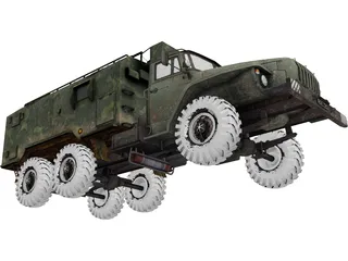 URAL 4320 3D Model preview
