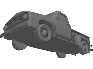 Ford F-100 (1953) 3D Model preview