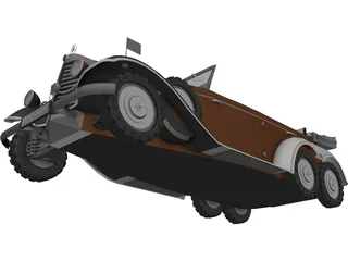 Mercedes-Benz G4 (1939) 3D Model preview