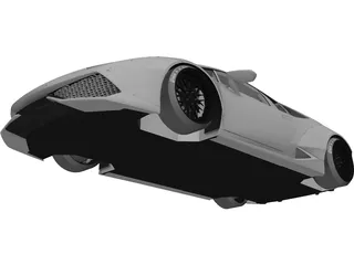 Lamborghini Huracan GT 3D Model preview