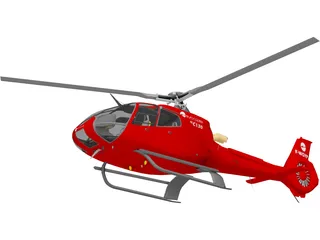 Eurocopter EC-130 3D Model preview