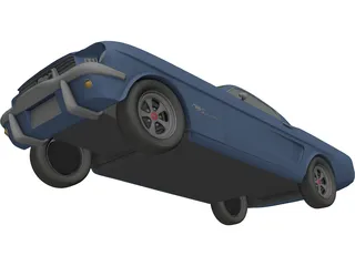 Ford Mustang (1966) 3D Model preview