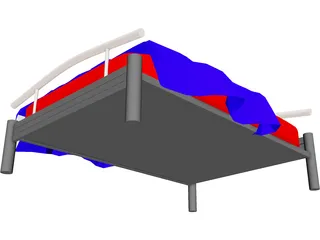 Bed 3D Model preview