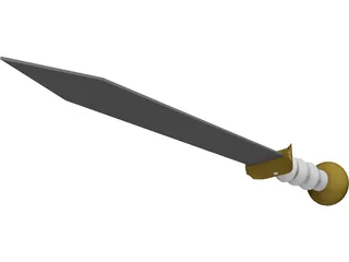 Roman Sword 3D Model preview