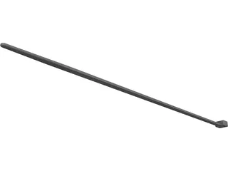 Tie Wrap 3D Model preview