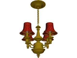 Ceiling Lamp 3D Model preview