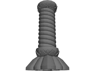 Fantasy Column 3D Model preview