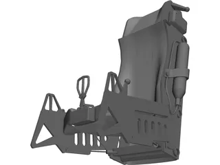 Ejection Seat 3D Model preview