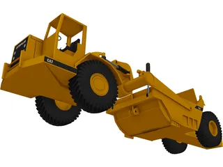 Caterpillar Grader 3D Model preview