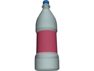 Water Bottle 3D Model preview