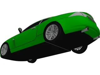 Jaguar XK 3D Model preview