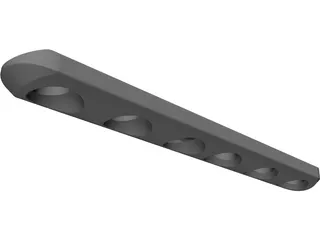 Bone Plate 3D Model preview