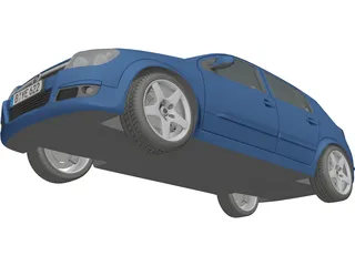 Opel Astra 3D Model preview