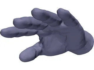 Hand Left 3D Model preview