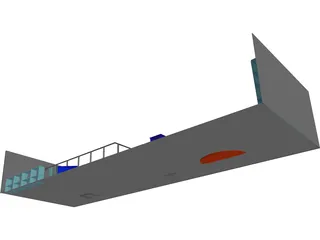 Room and Office 3D Model preview