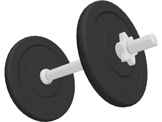 Dumbell 3D Model preview
