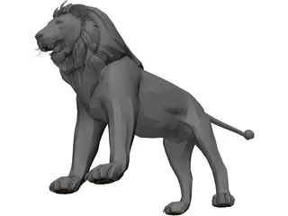 Lion 3D Model preview