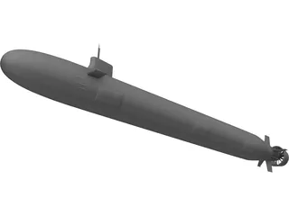 SSN 23 Jimmy Carter 3D Model preview