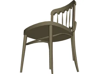 Chair Kitchen 3D Model preview