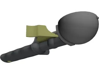 Ice Cream Scoop 3D Model preview