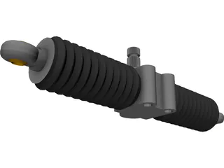 Steering Rack 3D Model preview
