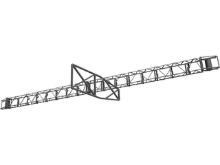 Conveyor 24m 3D Model preview