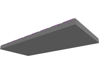 Solar Panel Rooftop 3D Model preview
