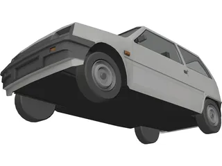 VAZ 1111 Oka 3D Model preview