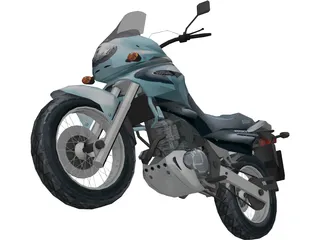 Suzuki Freewind XF650 3D Model preview
