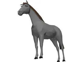 Horse 3D Model preview