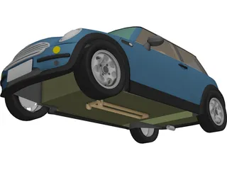 Mini Cooper 3D Model preview