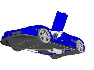 Ferrari Enzo Cabrio [Tuned] 3D Model preview