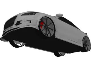 Audi TT Quattro [Tuned] 3D Model preview