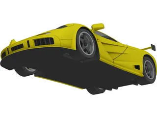 McLaren F1 LM 3D Model preview