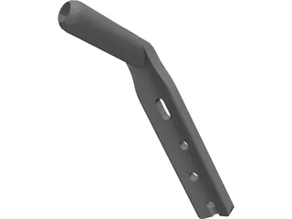 Perthrocantheric Bone Plate 3D Model preview