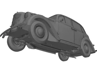 AZLK/Moskvitsch 400 3D Model preview