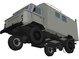 GAZ-66 3D Model preview