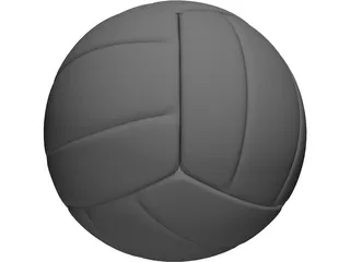 Volleyball 3D Model preview