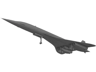 Concorde 3D Model preview