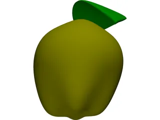 Apple 3D Model preview
